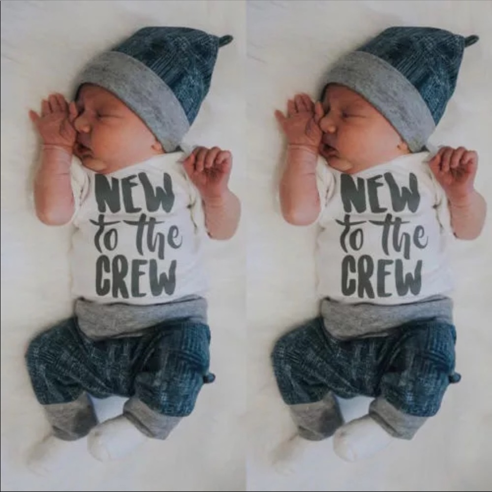Baby Boy Kids Jumpsuit Romper Bodysuit Outfits - Picture 3 of 6